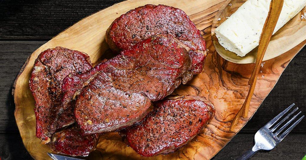 Beef Tenderloin With Blue Cheese & Peppercorn Traeger